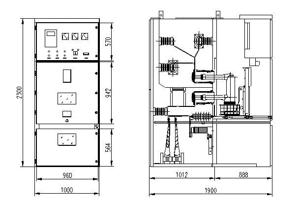 GCS/GCK/MNS IP60 Protection Degree Withdrawable Distribution Box